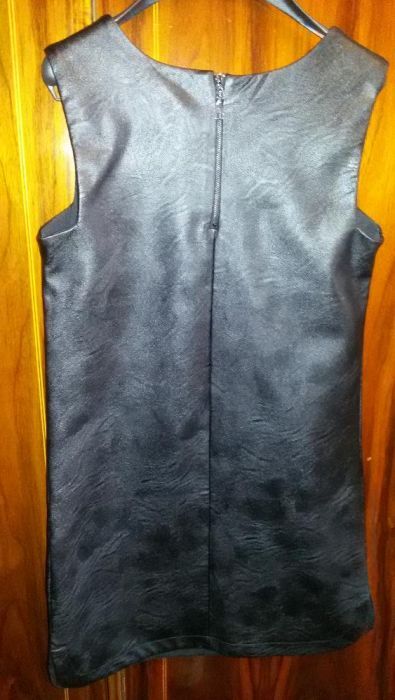 Rochie /Sarafan din piele ecologica 34