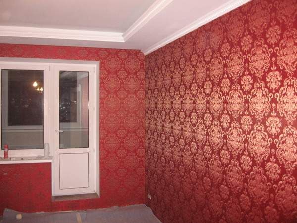 Поклейка обоев, покраска, шпаклевка