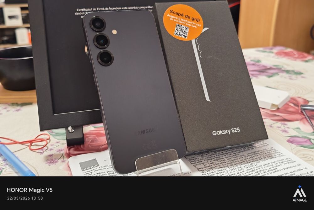 Samsung Galaxy S25 -5G / 128 GB / 12 GB RAM / Nou Neactivat / Garanție