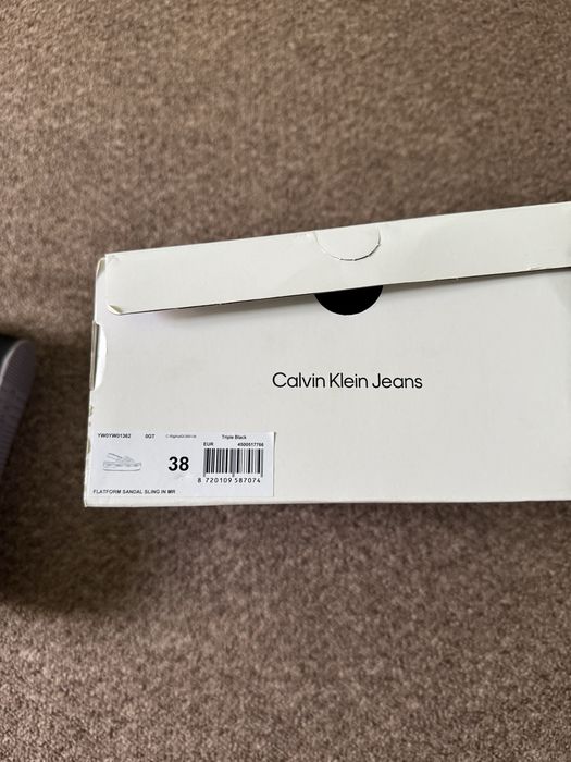 Calvin Klein Jeans sandale FLATFORM SANDAL SLING IN