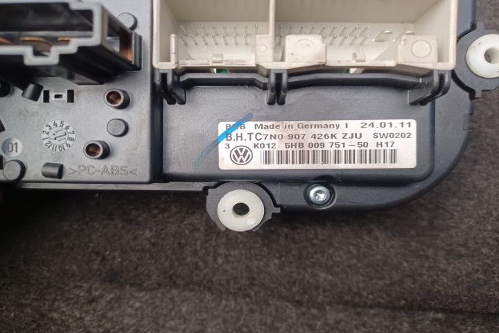 Comanda AC 7N0907426K 5HB009751 7N0907426K 5HB009751 Volkswagen VW Go