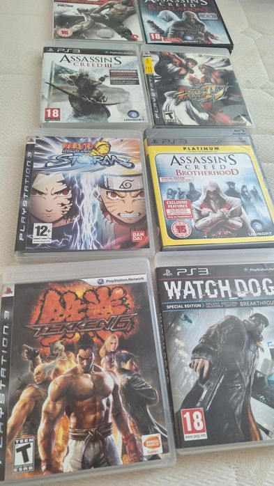 Vând 8 jocuri de ps 3 foarte distractive si de aventura Bucuresti