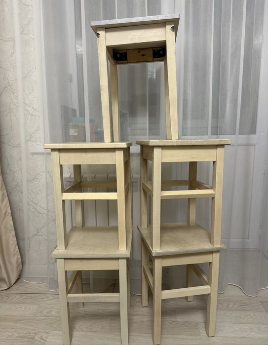 Деревянные табуретки