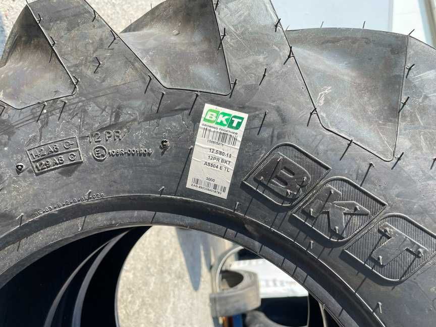 12.5/80-18 BKT Anvelope noi cu 12pliuri pentru tractor combina