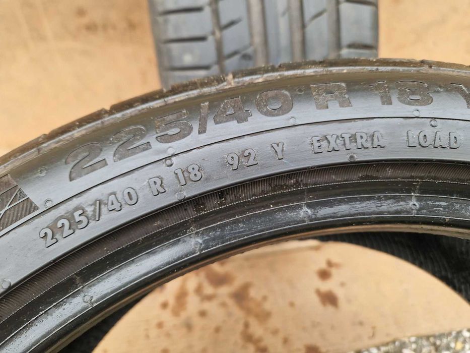2 Continental R18 225/40 Летни гуми  DOT4721