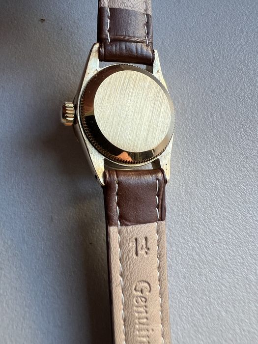 18 k aur Rolex Datejust Automatic de dama ,cal.1160 ref.6517