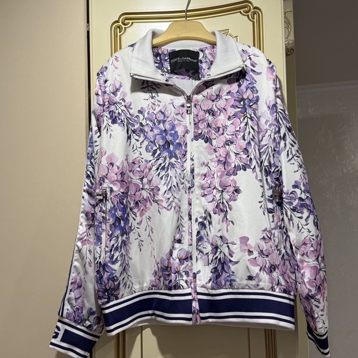 Шелковый бомбер D&G