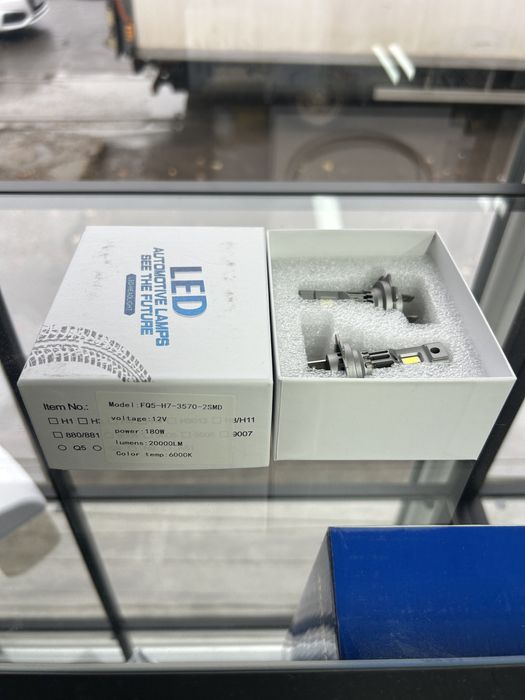 Bec LED H7 Canbus 180W 20000lm 6000K cu Ventilator – Puternic