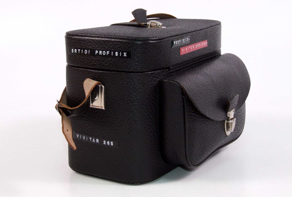 Geanta VIVITAR pt. camera foto video, piele naturala, Made in Germany