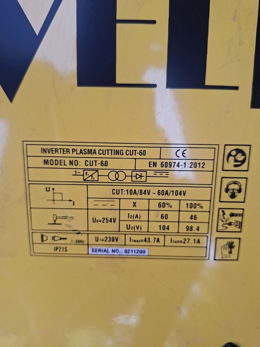 Aparat de taiat cu plasma