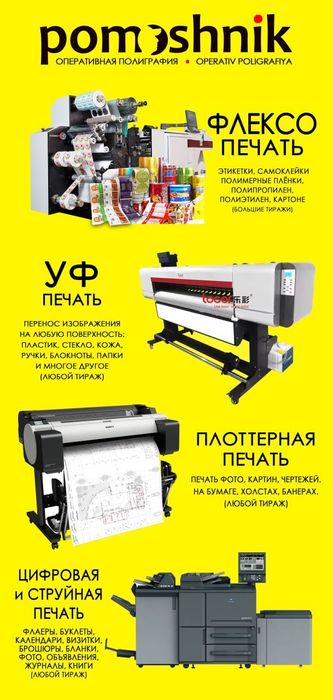 Полиграфия, любой формат, любой тираж, любая печать