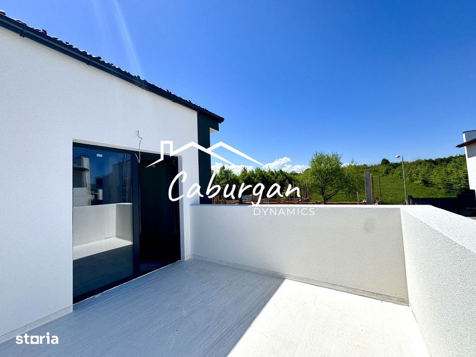 Casa individuala cu 4 camere, 130mp utili+terasa (19mp), teren 360mp