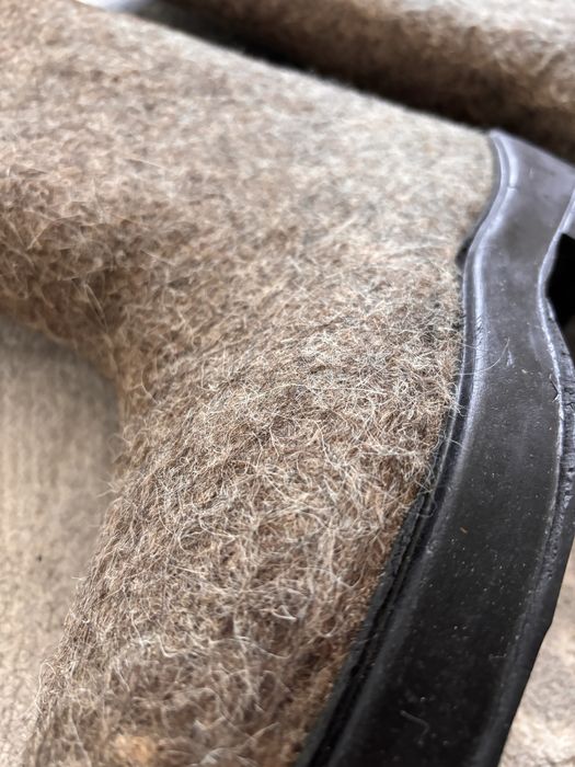 Валенки с резиновой подошвой