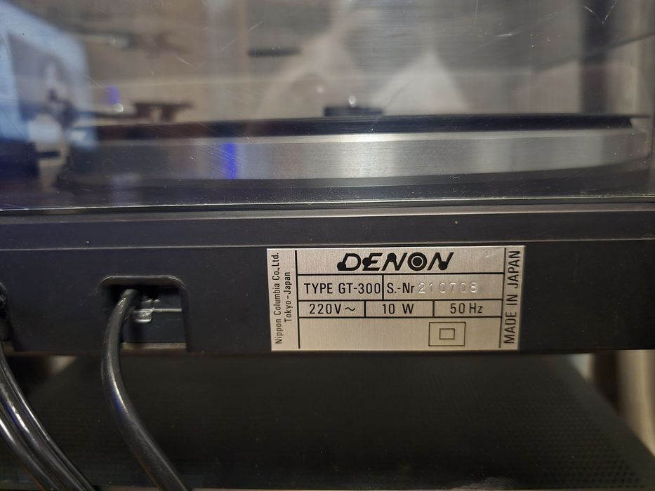 Pick-up Denon GT-300 – Belt drive, braț S, sunet Hi-Fi !!!