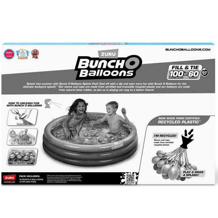 Басейн и балони Bunch O Balloons Комплект балони 3 връзки водни бомби ZURU