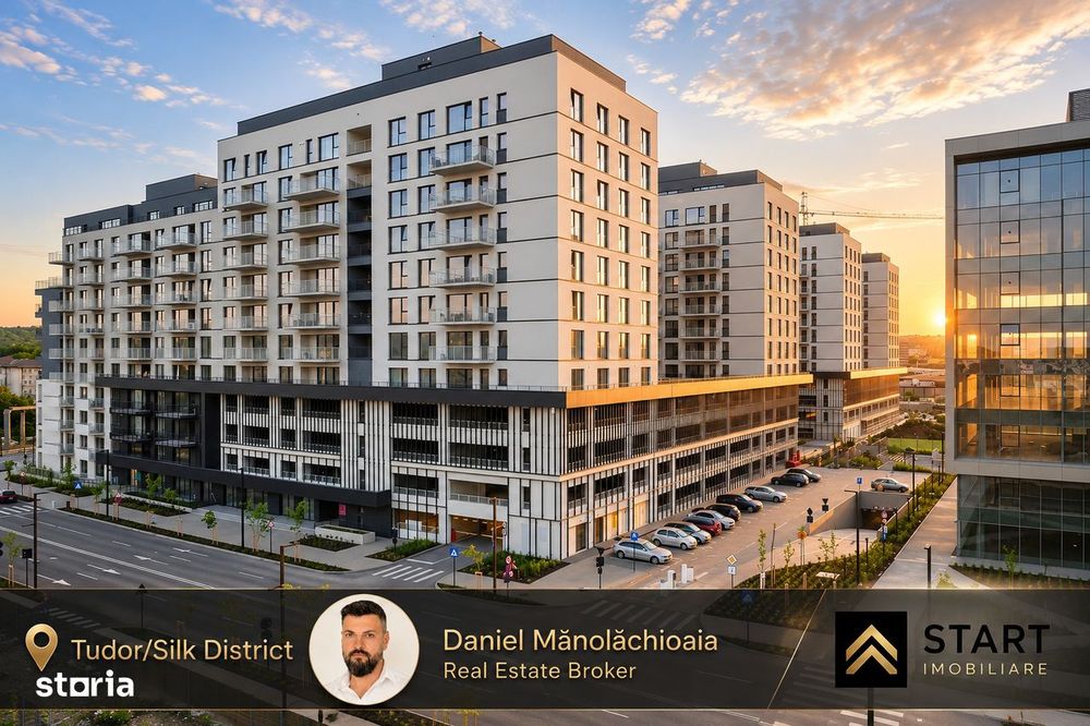 Apartament 3 camere | Silk District | 64 mp Etaj 8 | Parcare acoperită