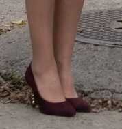 Pantofi piele intoarsa model special