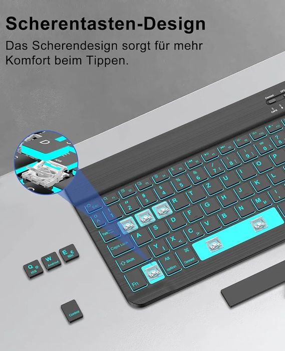 Husa + tastatura pentru iPad 10.2 generatia 9 8 7 6