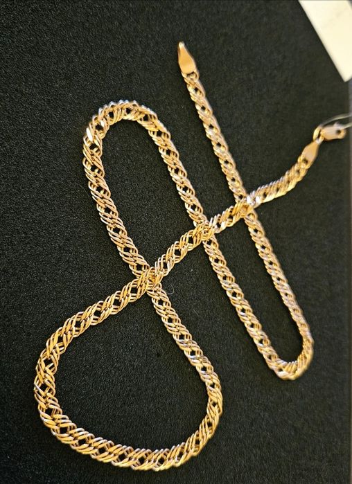 Золотая цепь 55см