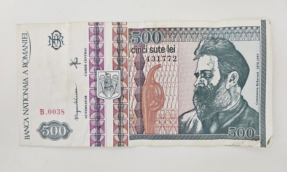 500 lei – Mihai Eminescu – decembrie 1992