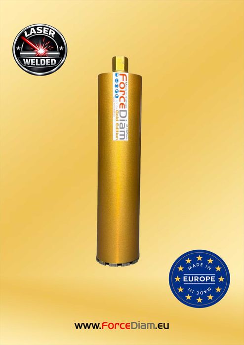 Ø 132 Carota Diamantata ForceDiam Gold Edition, Diametru 132mm,L 450mm