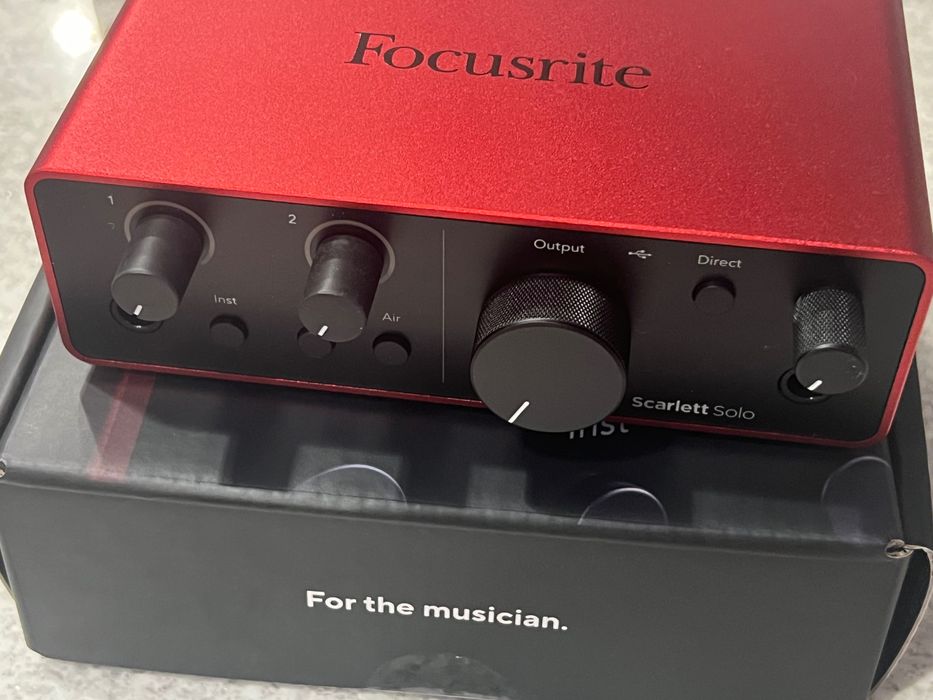 Wikisound +  Focusrite solo gen4