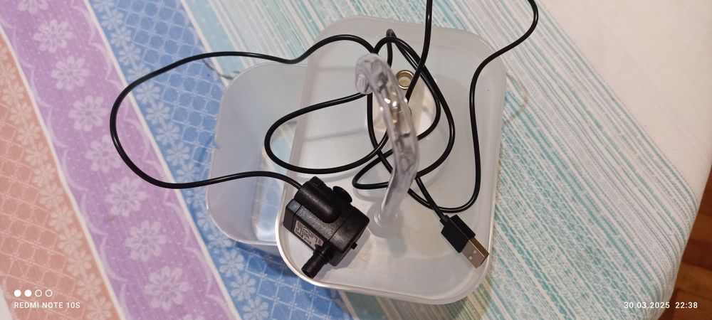 Котешка тоалетна и фонтан.