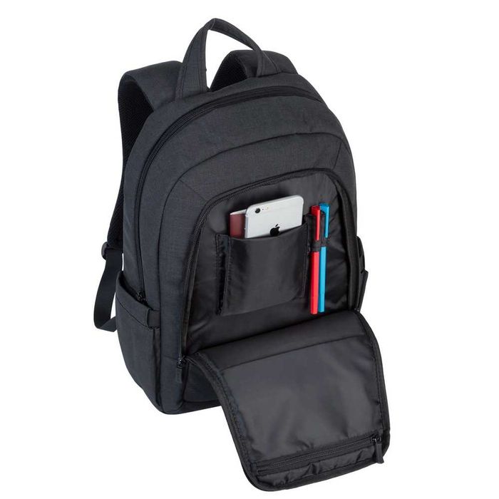 ^ Рассрочка на сумку RIVACASE 7560 black Laptop Canvas Backpack 15,6"
