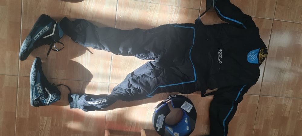 Echipament karting Sparco combinezon ghete kart