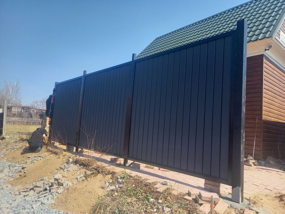 Заборы ворота под ключ