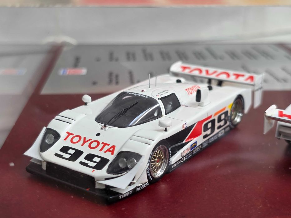 1/43 TSM Set 2 Machete Auto Toyota Eagle MKIII PJ Jones Juan Fangio Semnate