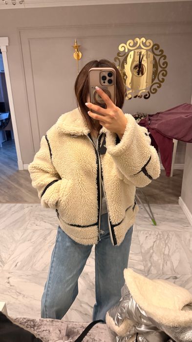 Меховой авиатор ZARA