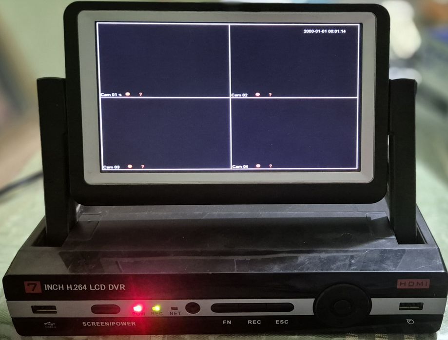 Камера наблюдения 7" H.264 DVR