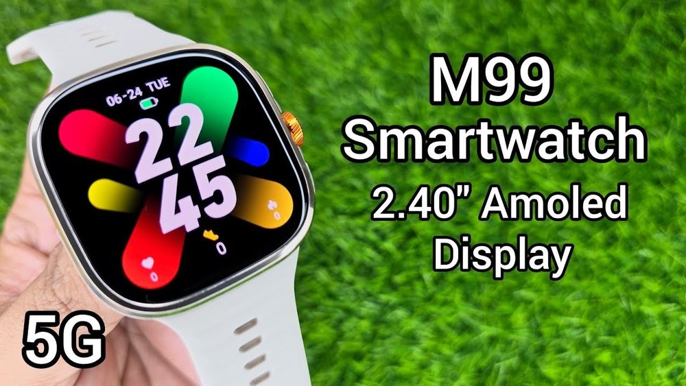 Смарт часовник M99 Ultra (AMOLED, SIM/4G, Android 10) - Чисто нов!