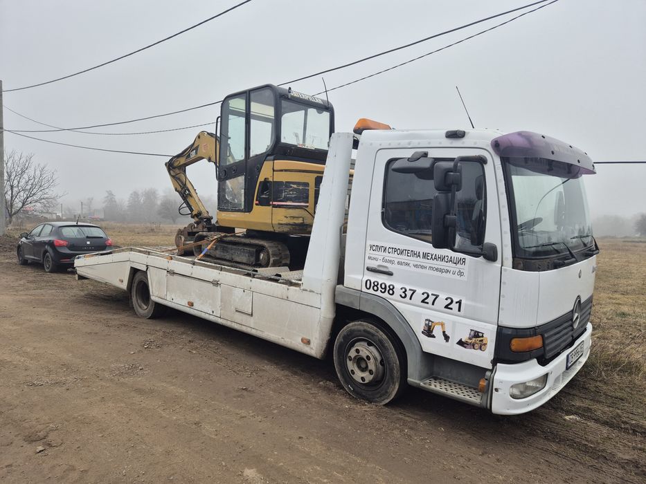 Услуги с мини багер 2500кг. Хидравличен чук 150 кг, .