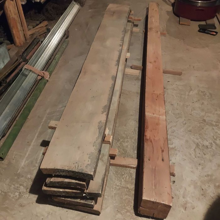 Cherestea 25 ani  construtii/tamplarie( 5 dulapi stejar/fag,1 grinda)