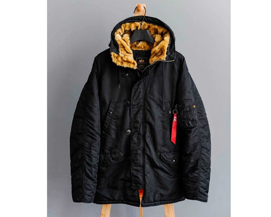 Alpha Industries Parka Оригинална мъжко яке с качулка размер L