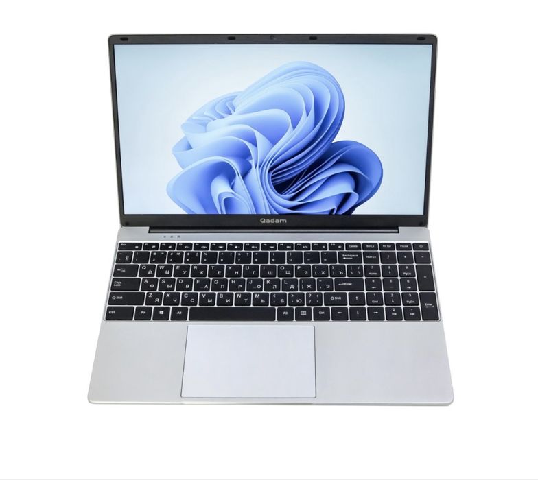 Ноутбук qadam p14 silver 15.6 12гб ssd512гб win11