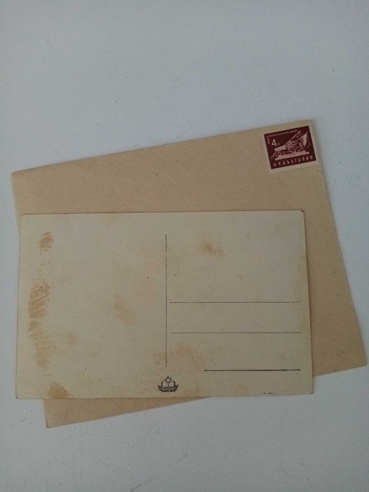 Стари календарчета за колекция, картичка с плик.