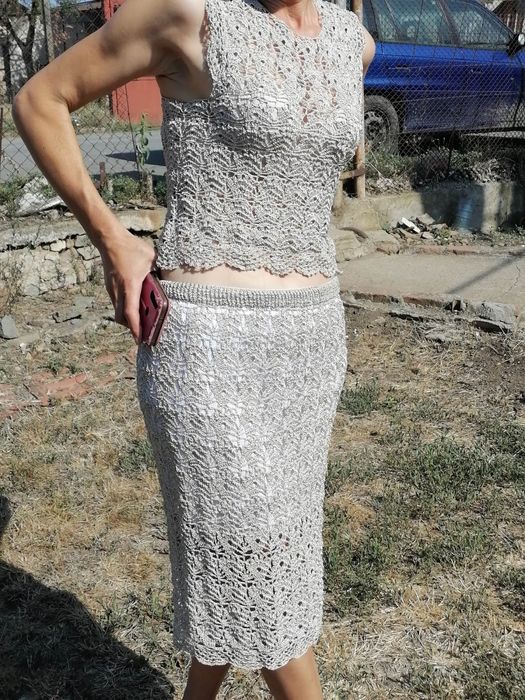 Ръчно плетен комплект на една кука