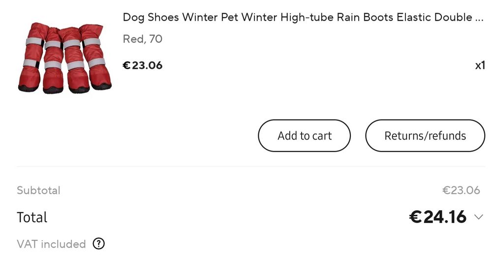 Обувки ботуши за куче - средна към едра порода