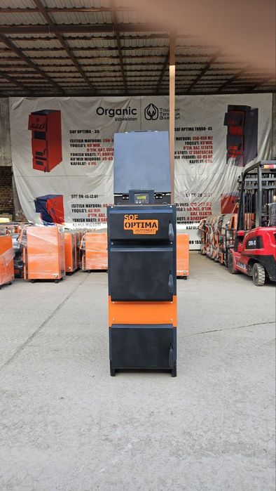 Твердотопливный заводской котёл "Sof"