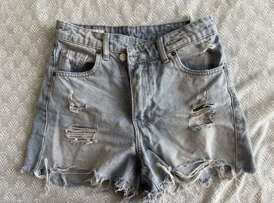 Дънкови бермуди ZARA