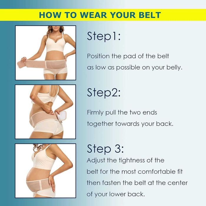 Колан за бременни ChongErfei за бременни, коремна лента за бременни, опора за гръб