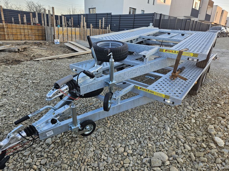 Platforma auto 4m ,trailer,slep Gala NOUA 2026 in stoc TVA inclus carte RAR