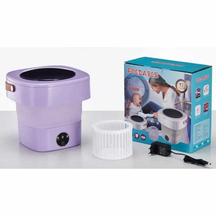 Мини сгъваема преносима пералня с центрофуга - 12 литра