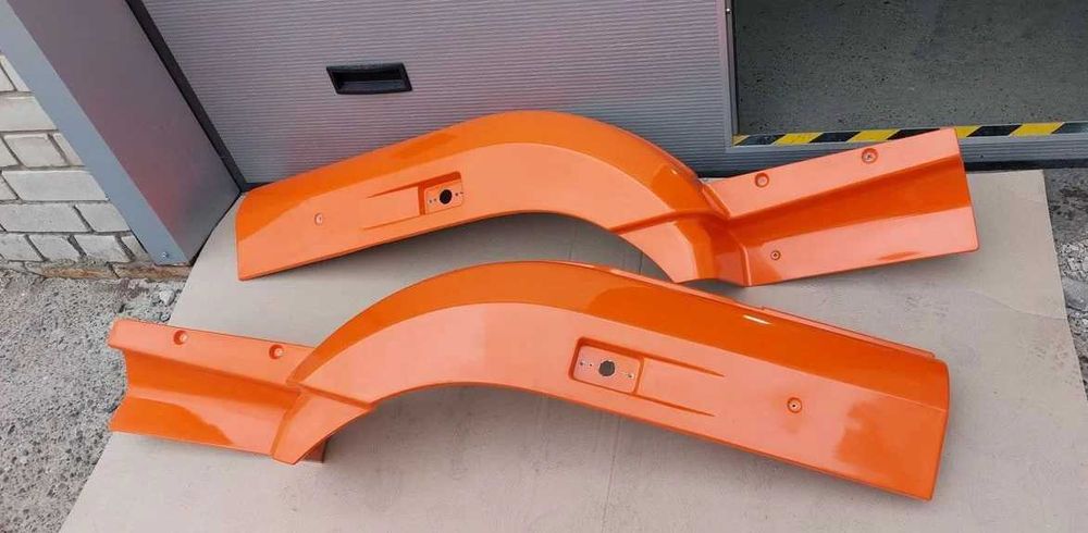 Панель передней части переднего крыла левая на КамАЗ (Рест.)