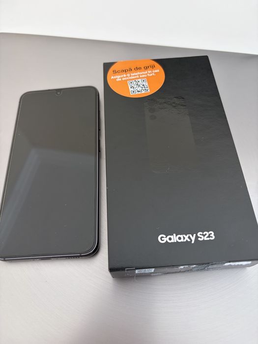 Samsung Galaxy S23 256GB Phantom Black – Stare Excelentă, Baterie 93%