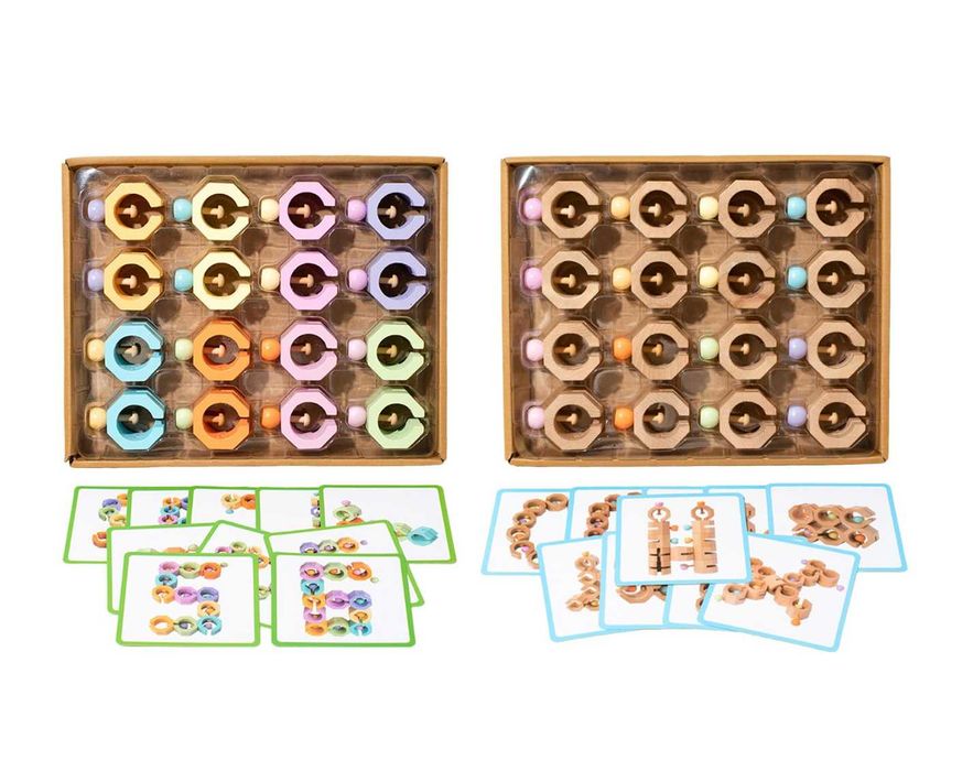 Уникален дървен конструктор Трансформер в два модела.