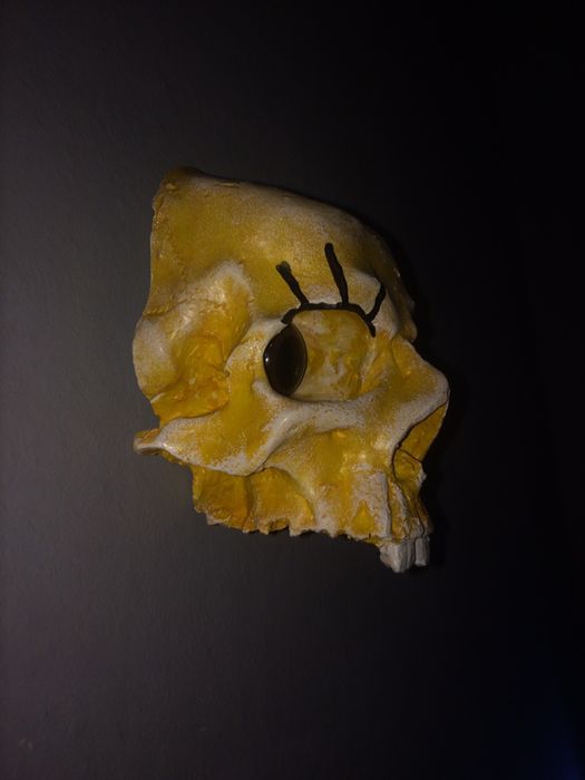 Спанч Боб. Губка Боб. Череп на хэллоуин